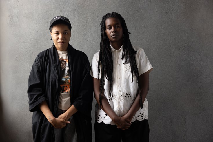 Portrait of Rasheedah Phillips and Camae Ayewa (Moor Mother), courtesy of Ebru Yildiz