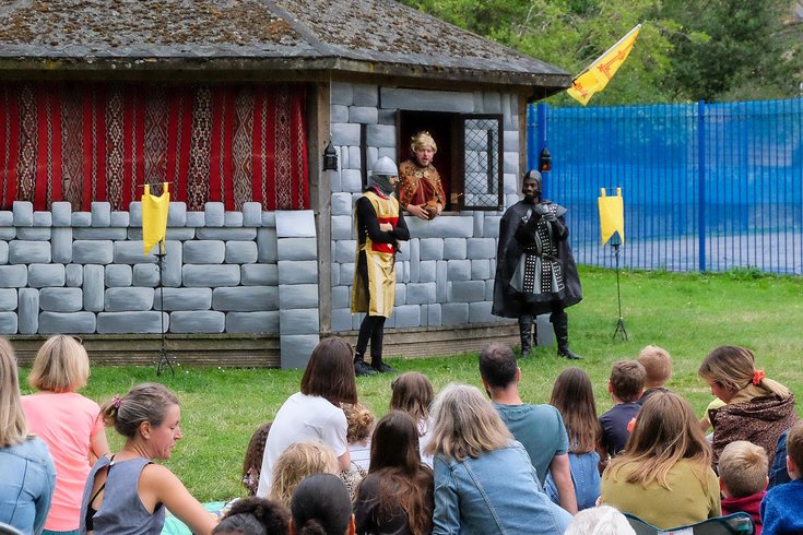 Photo by Mark Drinkwater of open-air show Robin Hood July 2023