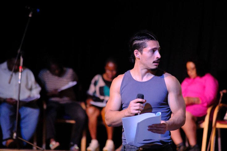 Photo by Mark Drinkwater of refugee theatre projects Home from Home & No Place Like Home