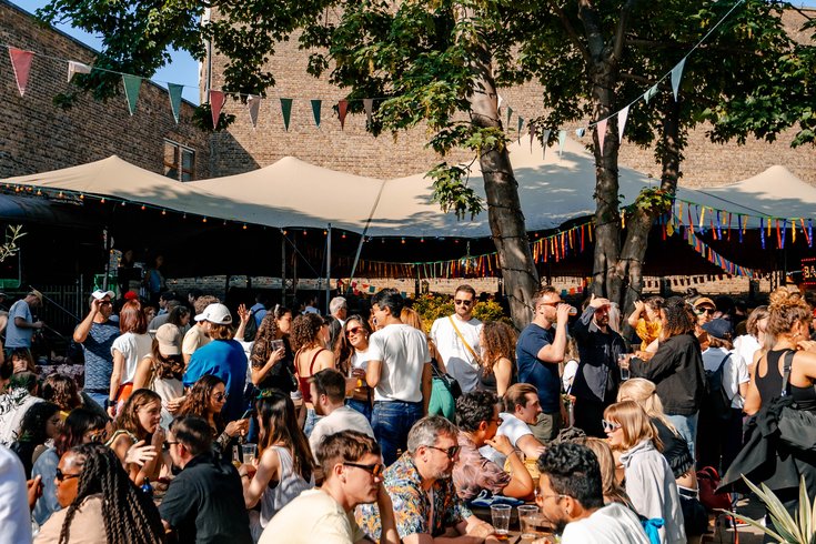 Our beer garden