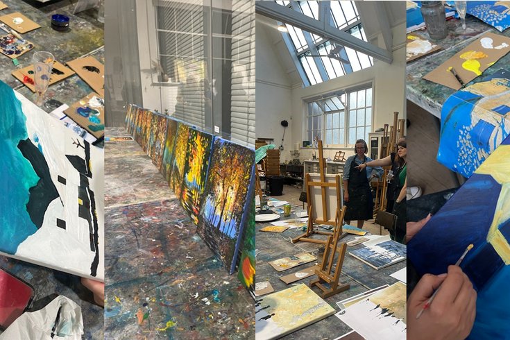 Drink and draw montage