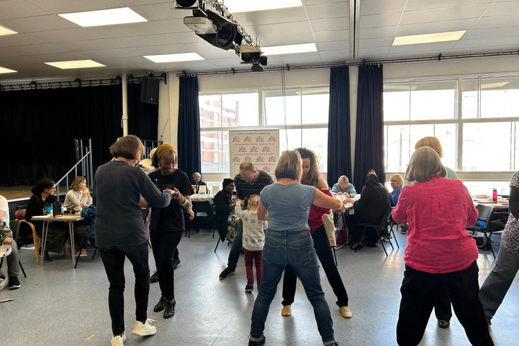 Learning Salsa at the Fun Palace