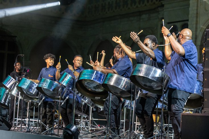 Endurance Steel Orchestra performing