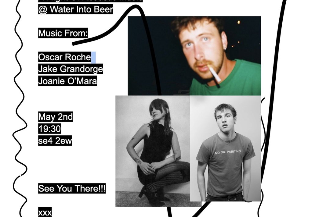 Live Music - Oscar Roche, Jake Grandorge & Joanie O'Mara