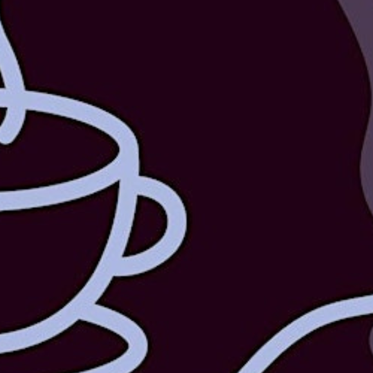 Coffee cup line drawing