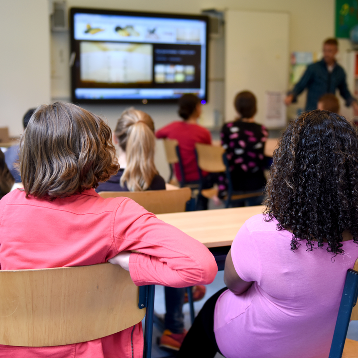 Children in classroom