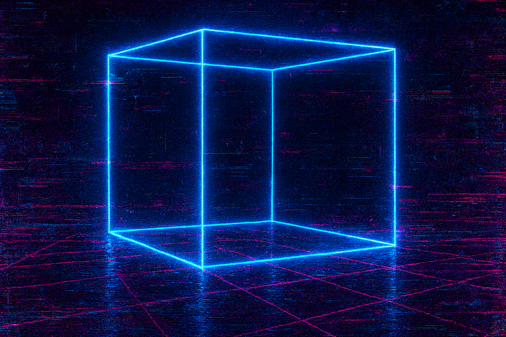 Neon cube
