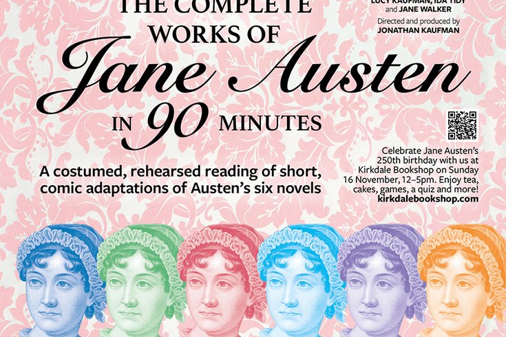 The Complete Works of Jane Austen in 90 Minutes leaflet front