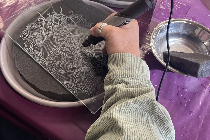 Glass engraving