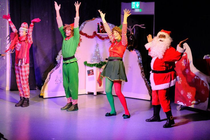 Father Christmas and the Runaway Reindeer photo by Mark Drinkwater, Dec 2025