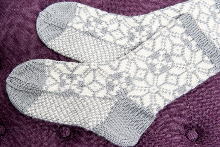 Knitted socks