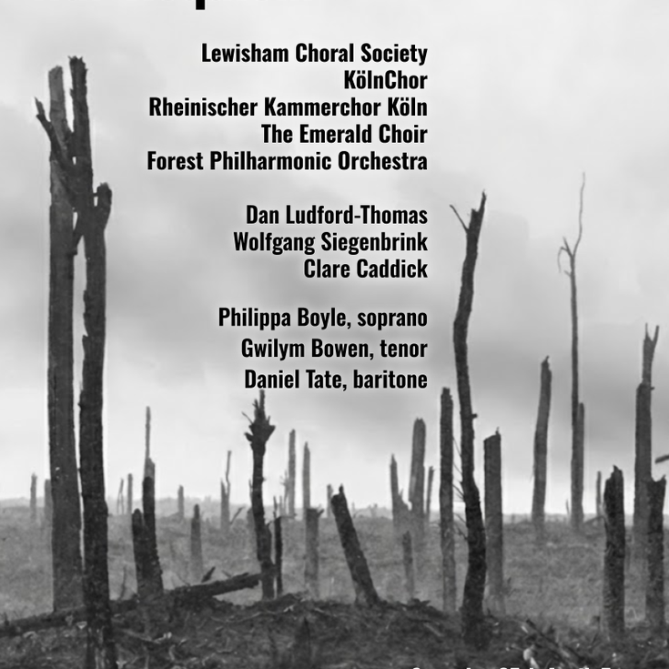 Lewisham Choral Society spring 2026 poster