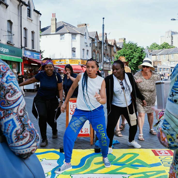 Lewisham Speaks performance in Catford