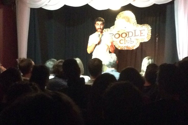 Brett Goldstein live onstage at the Poodle Club