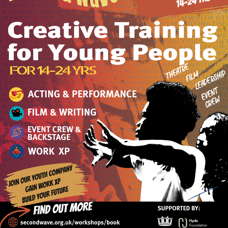 Flyer for Second Wave's Creative Training