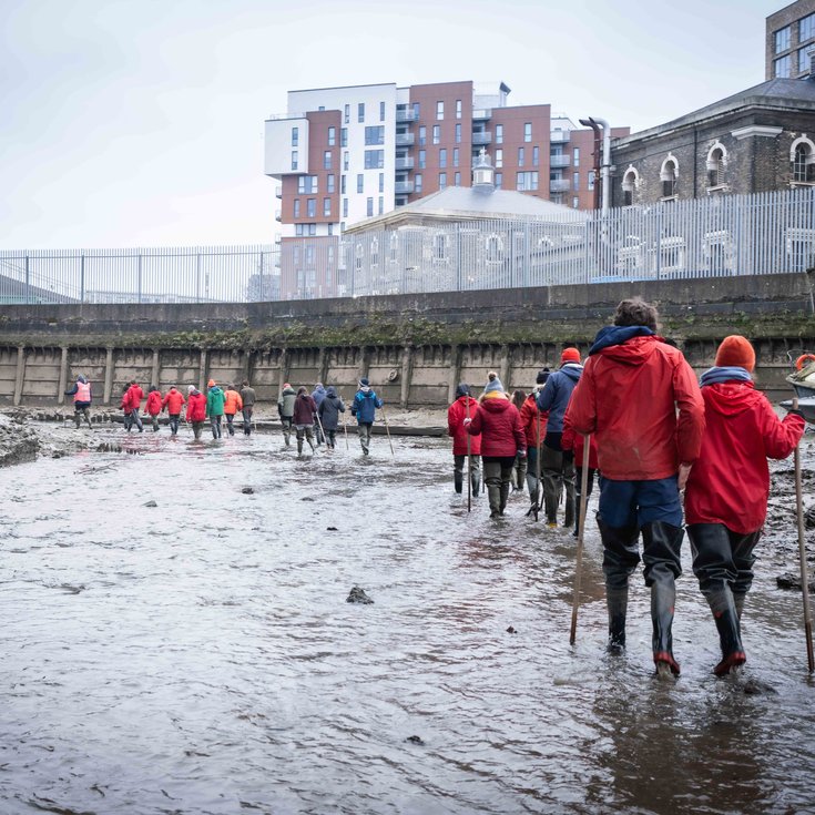 low tide walk deptford creek