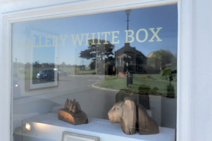 Gallery White Box front window.