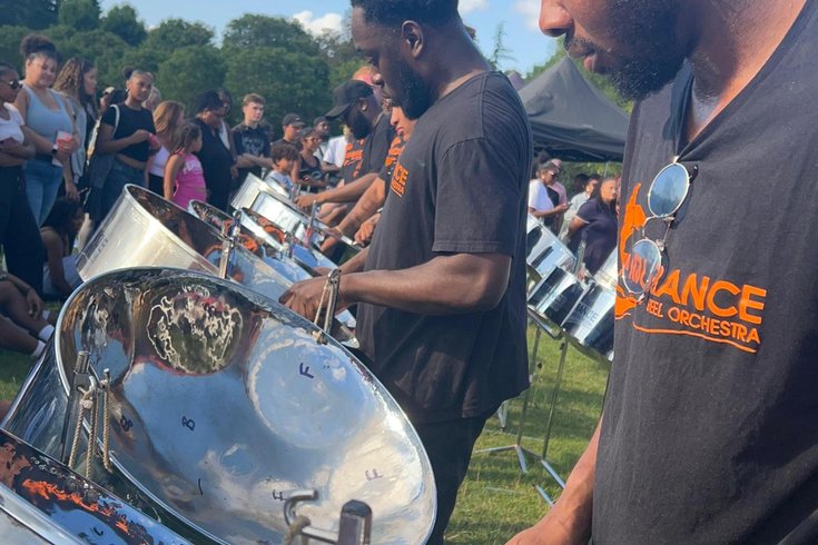 Endurance Steel Orchestra performing