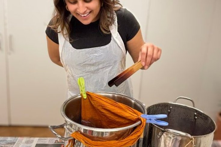 Natural dyeing workshop at Cockpit.